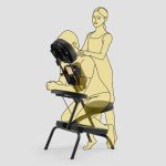 Lightweight Adjustable Portable Travel Massage Chair 402