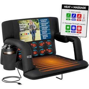 Alpcour Deluxe Heated Massage Stadium Seat
