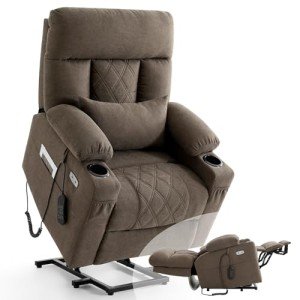 Massage Recliner Chair with Lift & Heat Function