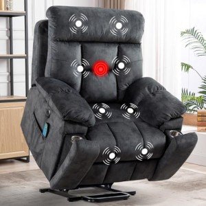 CANMOV Power Lift Recliner Chair with Massage & Heat