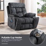 CANMOV Power Lift Recliner Chair with Massage & Heat