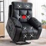 CANMOV Power Lift Recliner Chair with Massage & Heat