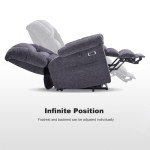 Triple Motor Massage Lift Recliner Chair for Seniors