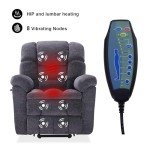 Triple Motor Massage Lift Recliner Chair for Seniors
