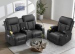 YONISEE 2-Piece Massage Recliner Furniture Set