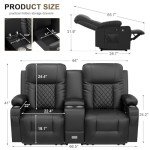 YONISEE 2-Piece Massage Recliner Furniture Set