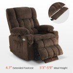 MCombo Dual Motor Massage Recliner Chair with Heat