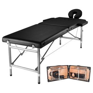 Portable Adjustable Massage Table - 24" Wide Black