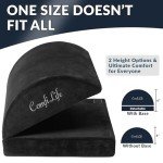 ComfiLife Adjustable Memory Foam Foot Rest (Black)