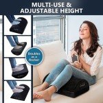 ComfiLife Adjustable Memory Foam Foot Rest (Black)