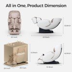 BOSSCARE 3D Zero Gravity Full Body Massage Chair