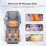 4D Zero Gravity Full Body Massage Chair