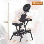 Dkelincs Portable Folding Massage Chair - Black