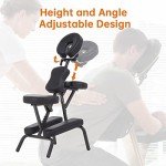 Dkelincs Portable Folding Massage Chair - Black