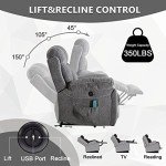 CANMOV Large Massage Recliner Chair with Heat
