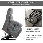 CANMOV Large Massage Recliner Chair with Heat