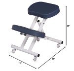 Ergonomic Foldable Kneeling Chair for Posture Support