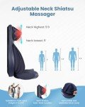 COMFIER Shiatsu Back Massager with Heat & Tapping