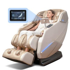 MYNTA Full Body Massage Chair with Heat & Stretching
