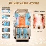 MYNTA Full Body Massage Chair with Heat & Stretching