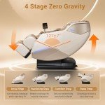 MYNTA Full Body Massage Chair with Heat & Stretching