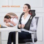 Snailax Shiatsu Neck and Shoulder Massager with Heat