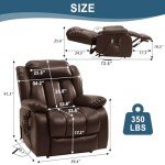 Dual Motor Power Lift Recliner Chair with Massage