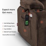 MCombo Large Power Lift Recliner with Massage