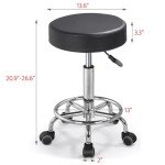 Yaheetech Portable Folding Massage Table with Stool
