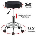 Yaheetech Portable Folding Massage Table with Stool