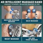 HealthRelife 4D Full Body Massage Chair - Blue