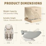 3D Full Body Massage Chair with Heat & Zero Gravity