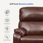 Genuine Leather Zero Gravity Massage Recliner Chair