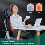 Snailax Shiatsu Neck and Back Massage Pad