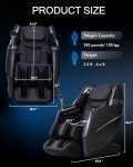 MeitFith 4D Zero Gravity Massage Chair Black