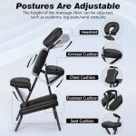 Portable Full Body Massage Chair with Carrying Case