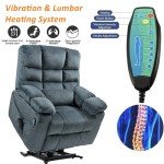 Heat & Massage Lift Recliner Chair for Seniors