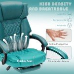 Ergonomic Massage Office Chair with Foot Rest