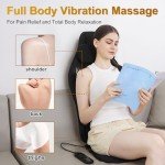 Portable Back Massager with Heat and Vibration