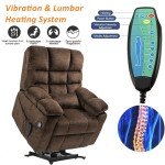 LITVZ Heated Massage Recliner Chair for Seniors