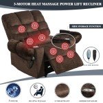LITVZ Heated Massage Recliner Chair for Seniors