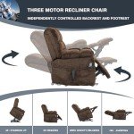 LITVZ Heated Massage Recliner Chair for Seniors