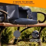 Heated Massage Stadium Seat with Back Support