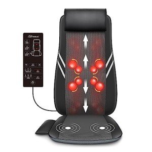 Snailax Shiatsu Back Massager Seat Cushion with Heat