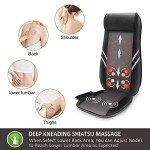 Snailax Shiatsu Back Massager Seat Cushion with Heat