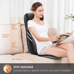 Snailax Shiatsu Back Massager Seat Cushion with Heat