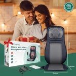 Snailax Shiatsu Neck and Back Massage Pad