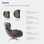 Nouhaus Classic Shiatsu Massage Chair with Ottoman