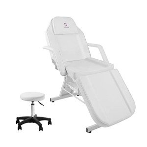 LUXMARS Adjustable Facial & Massage Chair - White