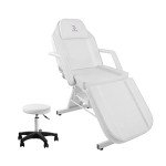 LUXMARS Adjustable Facial & Massage Chair - White